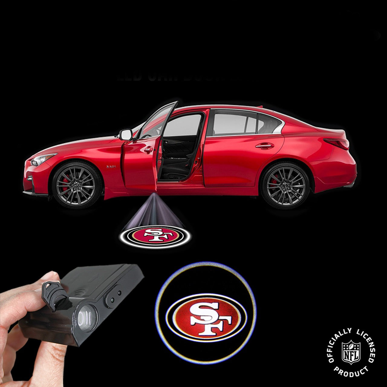 NFL LED Car Door Lights set of 2