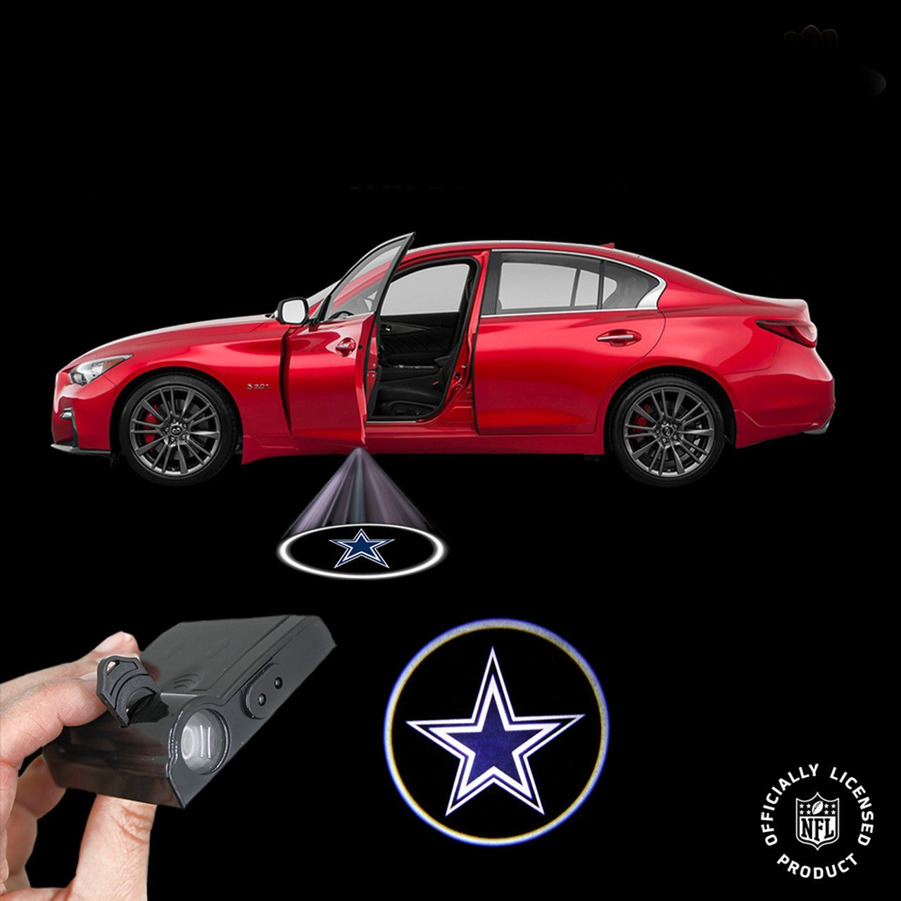 NFL LED Car Door Lights set of 2